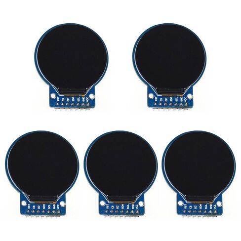 5 قطعة 1.28 بوصة مستديرة TFT شاشة الكريستال السائل RGB 240*240 GC9A01 سائق 4 سلك SPI واجهة 240x240 in Kuwait