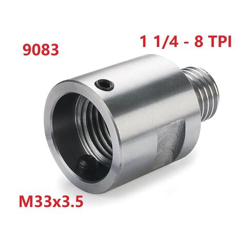 محامل المخرطة، M33x3.5mm M33 1-1/4 بوصة X 8 1 X 8 محول مغزل رأس مخرطة النجارة حامل جلبة (9085) in Kuwait