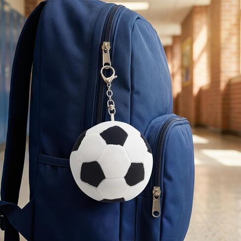 2026 Soccer Ball Keychain Plush Bag Charm With Clip Football Keychain For Backpack, Keys & Luggage – Sports Merchandise Perfect Soccer Gift & Fan in Kuwait