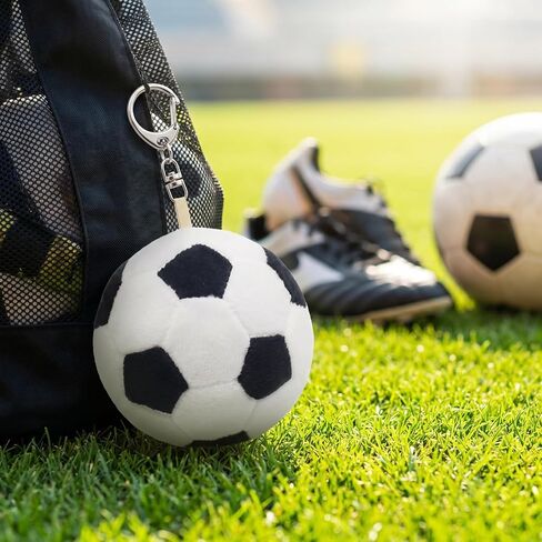2026 Soccer Ball Keychain Plush Bag Charm With Clip Football Keychain For Backpack, Keys & Luggage – Sports Merchandise Perfect Soccer Gift & Fan in Kuwait