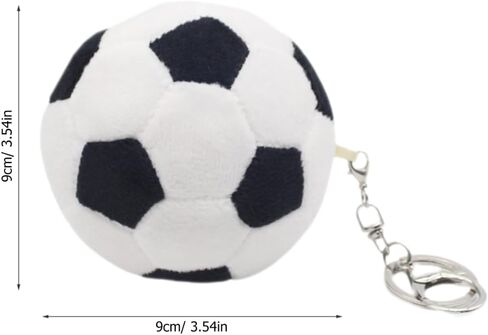 2026 Soccer Ball Keychain Plush Bag Charm With Clip Football Keychain For Backpack, Keys & Luggage – Sports Merchandise Perfect Soccer Gift & Fan in Kuwait