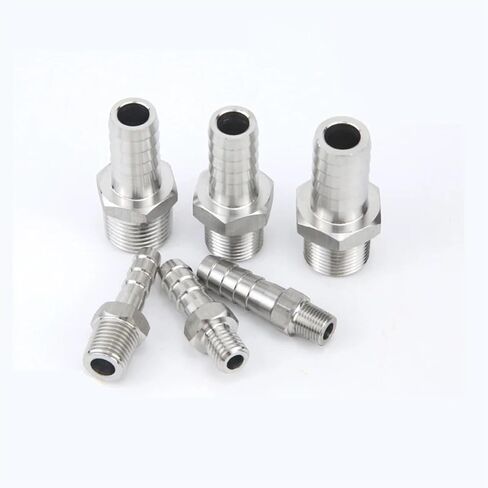 8mm Hose M8 M10 M12 M14 M16 M18 M20 Male Thread Stainless Steel High Pressure Pipe Fitting(M12x1.5) in Kuwait