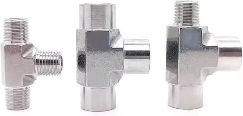 1/8 "1/4" 3/8 "1/2" 3/4 "1" BSPP NPT أنثى ذكر الموضوع المحملة 3 طريقة 304 316 الفولاذ المقاوم للصدأ تركيب أنابيب تزوير الضغط العالي (316 BSPT1I4 ذكر) in Kuwait