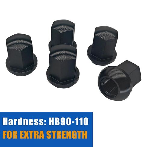 14x1.5 Lug Nuts Compatible with Porsche 911 928 968, 20pcs 14mmx1.5 Wheel Lug Nuts，Replace OE#99918200336 999-182-003-36, Black in Kuwait