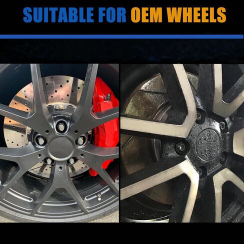 14x1.5 Lug Nuts Compatible with Porsche 911 928 968, 20pcs 14mmx1.5 Wheel Lug Nuts，Replace OE#99918200336 999-182-003-36, Black in Kuwait