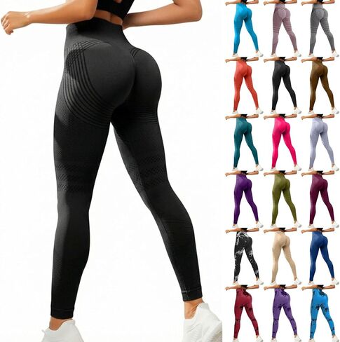 3D Anti Cellulite Metabolic Booster Compression Leggings Women High Waist Butt Lifting Slimming Gym Workout Legging in Kuwait