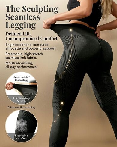 3D Anti Cellulite Metabolic Booster Compression Leggings Women High Waist Butt Lifting Slimming Gym Workout Legging in Kuwait