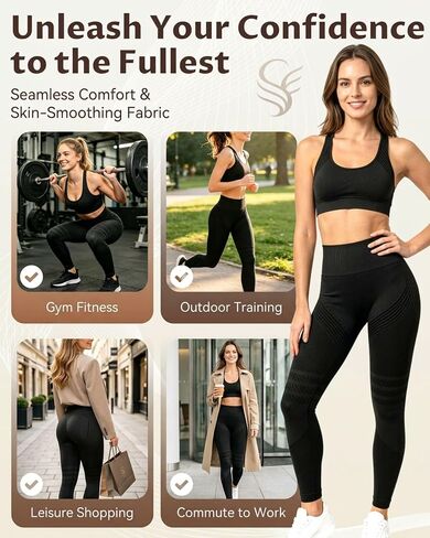 3D Anti Cellulite Metabolic Booster Compression Leggings Women High Waist Butt Lifting Slimming Gym Workout Legging in Kuwait