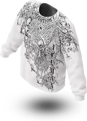 تي شيرت رسمي بأكمام طويلة من Iceman X Affliction in Kuwait