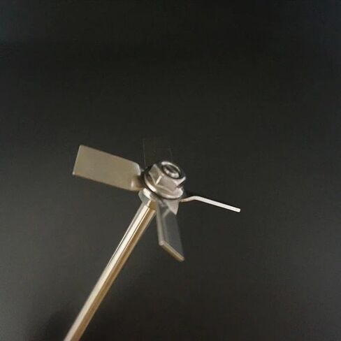 Stainless Steel Four-Blade Paddle Stirrer Set - 304 Lab Mixing Tool with Stirring Rod for Efficient Vortex Creation(5cm) in Kuwait
