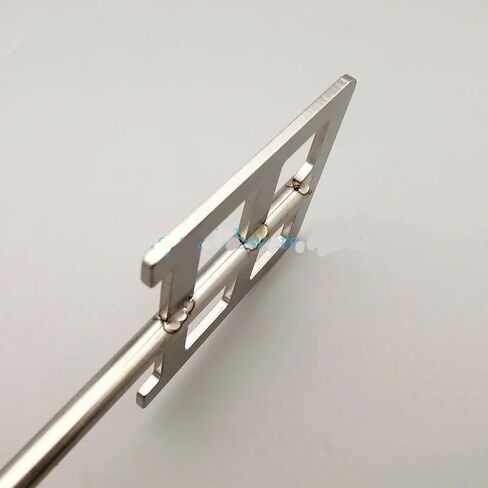 1pc 304SS Lab Dispersed Anchor Paddle - 300-500 mm Length, 40-120 mm Blade Width, with Rod for Lab Use(110x8x500mm) in Kuwait