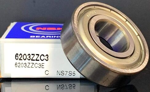 Nib NSK 6203ZZC3 Bearing Metal Sealed 6203 ZZ C3 17x40x12 mm Made in USA in Kuwait
