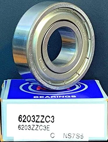 Nib NSK 6203ZZC3 Bearing Metal Sealed 6203 ZZ C3 17x40x12 mm Made in USA in Kuwait