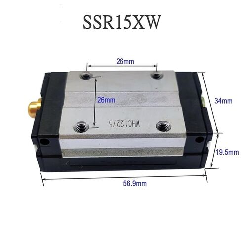 1pc SSR15XW Linear Guide Slider SSR15 SSR15XW1SS SSR15XW1UU for Roland RS640, FJ540/740, XJ640/740 JV33 JV4 in Saudi Arabia