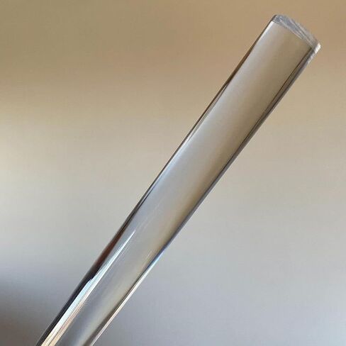 Polycarbonate Lexan Clear Rod for Pool Cue Ferrule and Tip Pad - OD15mm x 198mm in Kuwait
