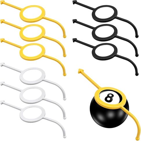 9 Pcs Billiards Training Aids, Pool Cue Shot Aiming Trainer | Practice accessories for standard 2-1/4 inch pool balls, cue shot aiming, billiards drills, beginner and intermediate players in Kuwait