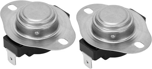 Thermostat Switch, 25A Sensitive Temperature Control Switch 250V Engineering Plastic Ceramic to Use for Motor Water Dispenser (110℃) in Kuwait