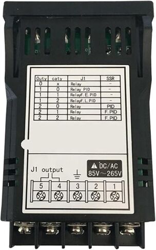 XMT-7100 وحدة تحكم في درجة الحرارة PID لآلة إسبرسو ترموستات شاشة ديجيتال 48*24 مللي متر (صندوق ألومنيوم فضي) in Kuwait