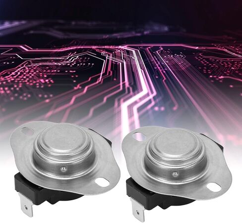 Thermostat Switch, 25A Sensitive Temperature Control Switch 250V Engineering Plastic Ceramic to Use for Motor Water Dispenser (110℃) in Kuwait