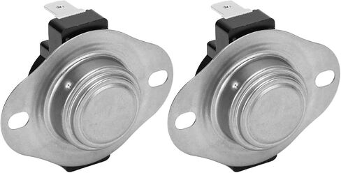 Thermostat Switch, 25A Sensitive Temperature Control Switch 250V Engineering Plastic Ceramic to Use for Motor Water Dispenser (110℃) in Kuwait
