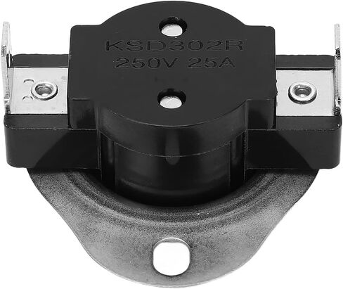 Thermostat Switch, 25A Sensitive Temperature Control Switch 250V Engineering Plastic Ceramic to Use for Motor Water Dispenser (110℃) in Kuwait