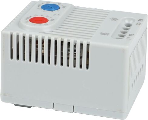 Compact Mechanical for Temperature Controller Thermostat, 0-60°C Control Range, 7K±4K Hysteresis, for DIN Rail Mount (35mm), IP20 Rated, for KTO011/KTS011/ZR011 Series(ZR011) in Kuwait