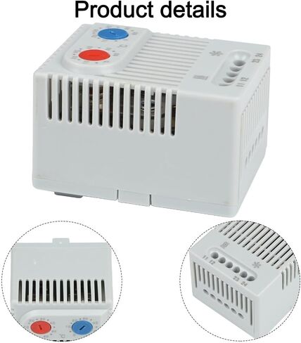 Compact Mechanical for Temperature Controller Thermostat, 0-60°C Control Range, 7K±4K Hysteresis, for DIN Rail Mount (35mm), IP20 Rated, for KTO011/KTS011/ZR011 Series(ZR011) in Kuwait