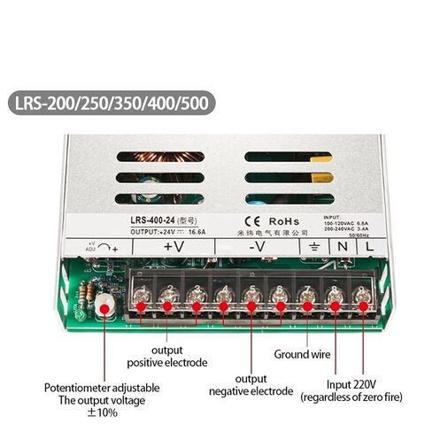 1pcs Switching Power Supply LRS 35W 50W 75W 100W 120W 150W 200W 250W 350W 400W 500W 110V/220VAC 12V 24V Industrial Adapter(12V_50 W) in Kuwait