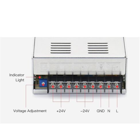 350 واط تبديل التيار الكهربائي HF350W-SF-24V 14.6A إخراج واحد in Kuwait