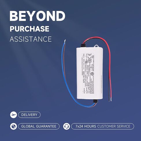 APC-16-350 16 وات 36 فولت 350 مللي أمبير تيار مستمر لتحويل التيار الكهربائي IP42 للديكور الداخلي LED، لافتات إعلانية LED، شرائط إضاءة (12 قطعة) (12) in Kuwait