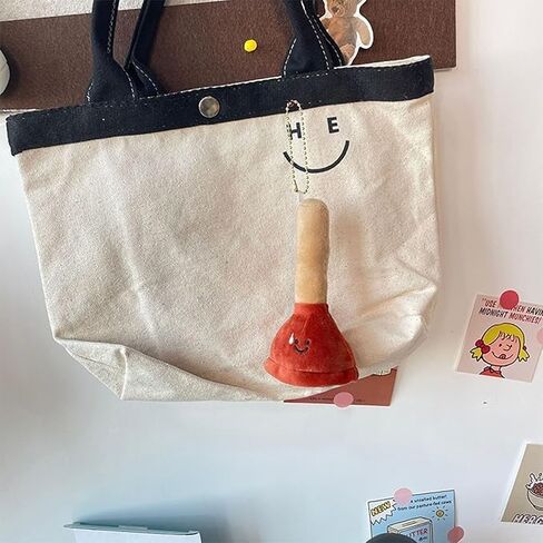 1Pc Plunger Keychain Pendant,Unique Toilet Plunger Soft Keychain for Backpack Decoration or Gifts,Decorate Car Keys, Wallets, Handbags, Keys, Figures Stuffed Animals and in Kuwait