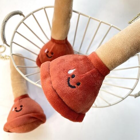 1Pc Plunger Keychain Pendant,Unique Toilet Plunger Soft Keychain for Backpack Decoration or Gifts,Decorate Car Keys, Wallets, Handbags, Keys, Figures Stuffed Animals and in Kuwait