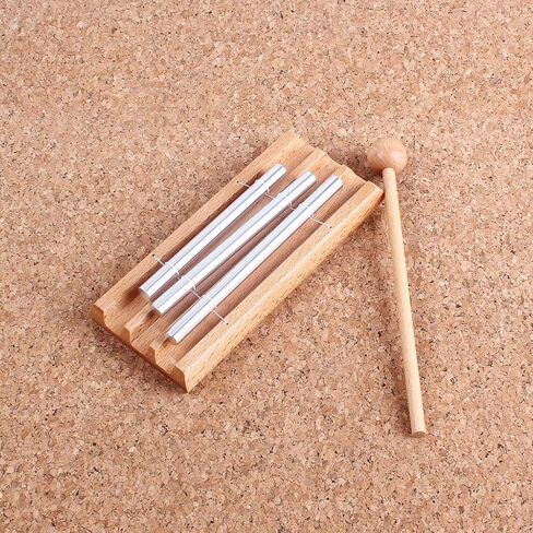 Alnicov Energy Chime Three Tone Meditation Classroom Bell With Mallet For Prayer Yoga Or Teachers' Classroom Management in Kuwait