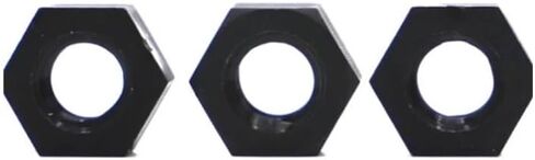 M16-5pcs Black Hexagonal Nut Screw Cap Insulated Locking in Kuwait