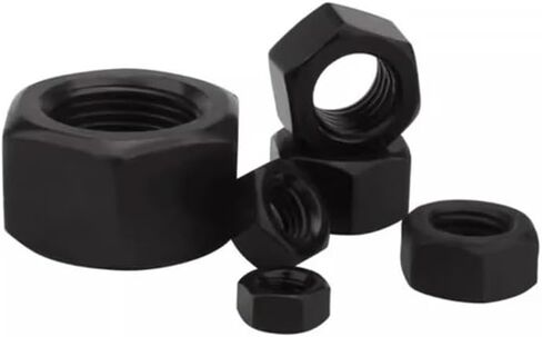 M16-5pcs Black Hexagonal Nut Screw Cap Insulated Locking in Kuwait