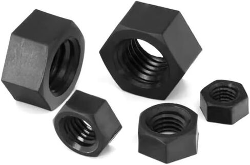 M16-5pcs Black Hexagonal Nut Screw Cap Insulated Locking in Kuwait