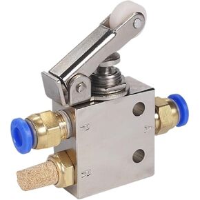 2Pcs TA-C2-31-P-34-C Valve, 2-Position, 3-Way, 1/8 Inch Inner, 1 Piece, 6mm in Saudi Arabia