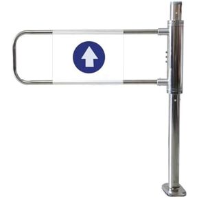 One-Way Traffic Door，Automatic Rebound Swing GateSupermarket Swing Gate, Metal Manual Entrance Safety Gate, Automatic Closing Unidirectional Door for Warehouse & Store Ideal for Libraries & in Kuwait