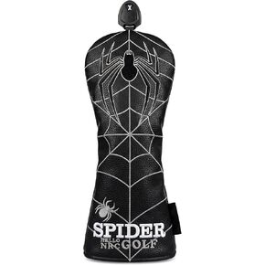 Vesperlux Spider Golf Headcovers Driver Wood Hybrid Iron | Waterproof Leather, Magnetic Putter Cover, Anti-Slip Fit, Full Protection, Durable, Fits Alignment Stick, Men's Golf Gift in Kuwait