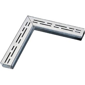 Stainless Steel 304 Outdoor Rain Gutter Grate - 250x150x80mm D Channel for Balcony, Terrace & Patio Drainage, Garden Solution, Durable Waterproof Design,B -250X150X80mm in Kuwait