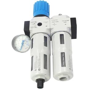 Bigeminy Filter Regulator FRC-1/4-D-7-MIDI 186503 3/8 1/2 3/4 Automatic/Manual Drainage&Mpa Pressure Gauge0.5-7bar(FRC1-2-D-7-MIDI-AMPA) in Saudi Arabia