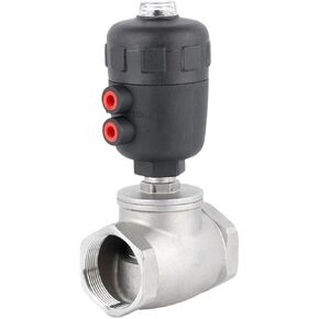 2 inch Stainless Steel Body T-type Pneumatic Thread Globe Valve(Double acting) in Kuwait