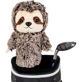 Daphne's Headcovers Sloth Hybrid Headcover | Funny Golf Club Covers | Golf Head Covers for Hybrid & Fairway Wood | Stylish Golf Club Head Covers | Golf Hybrid Cover | Men’s & Women’s Hybrid Headcover in Kuwait