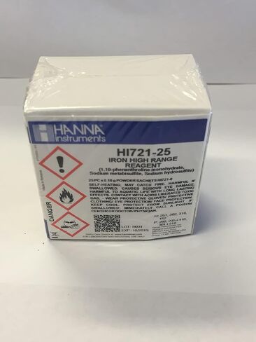 HI721-25 - كواشف الحديد (25) من شركة Hanna Instruments in Kuwait