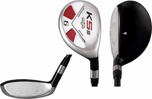 Majek Golf Petite Senior Lady #6 Hybrid Lady Flex Right Handed Utility L Flex Club (Petite - 5' to 5'3") with Premium Ladies Arthritic Grip in Kuwait