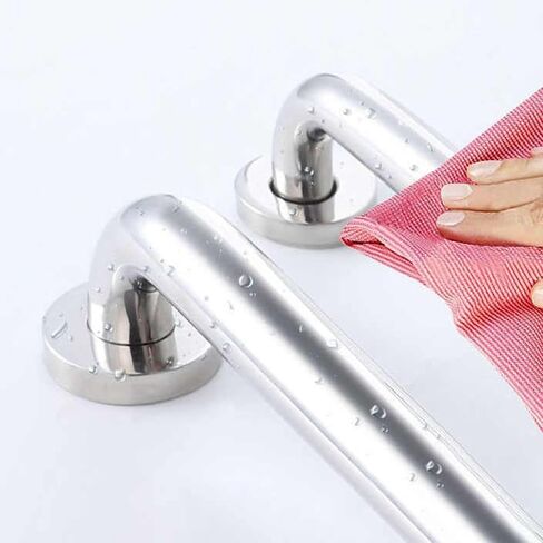 Stainless Steel Door Pull Handle - Chrome Commercial Push/Pull Armrest for Bathroom, Shower, Toilet, Wooden Cabinet, Cupboard - 100cm Gate Handle in Kuwait