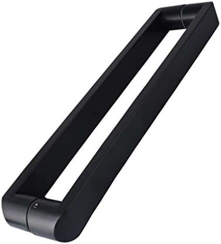 Stainless Steel Door Handle - Black Paint 304 Push-Pull Bathroom Shower Handle, 10 Lengths Available, Durable & Stylish, Ideal for Home & Commercial Use in Kuwait