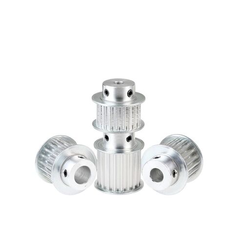22T 5M Belt Pulley Bore 6/6.35/8-19mm Circular Tooth Wheel -Rubber Width 15/20mm 1Pcs(10 mm,Belt Width 20 mm) in Kuwait