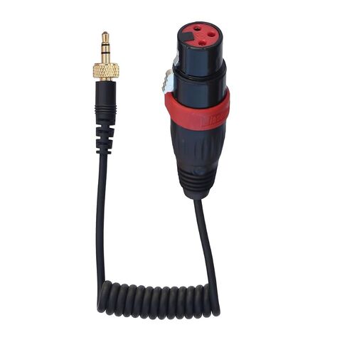 كابل صوت لجهاز إرسال الميكروفون ملفوف لـ Sennheiser SK500 G4 Sony UWP D11 D21 XLR 3 دبوس أنثى للقفل 3.5 مم 1/8 بوصة TRS (D11-XLR) in Kuwait
