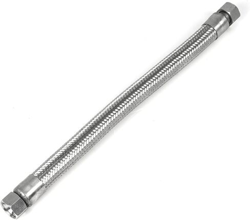 1" x 18" Stainless Steel Compressed Air Line Metal Flex Hose Compressor Tube TU-08-18 in Kuwait